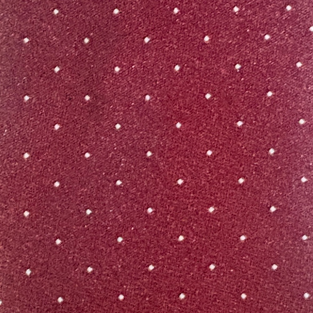 Vintage Oscar De La Renta Men’s Necktie Burgundy - Picture 4 of 5